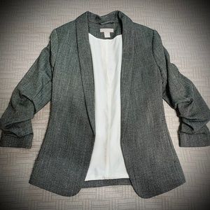 H&M 3/4 sleeve suit jacket